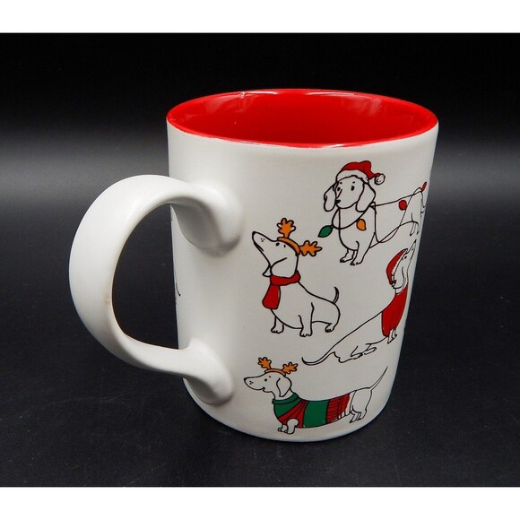 Spectrum Designs Dachshund Mug Dog Holiday Christmas Whimsical Weiner Dogs - Picture 5 of 8